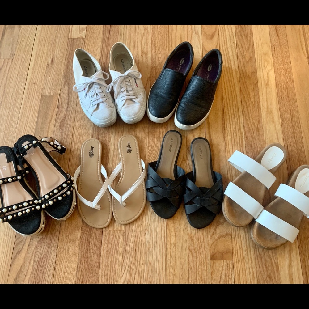 LOT OF 6 WOMEN’S SHOES